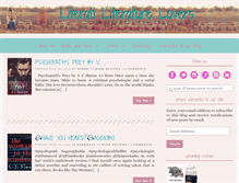 Tablet Screenshot of literatiliteraturelovers.com